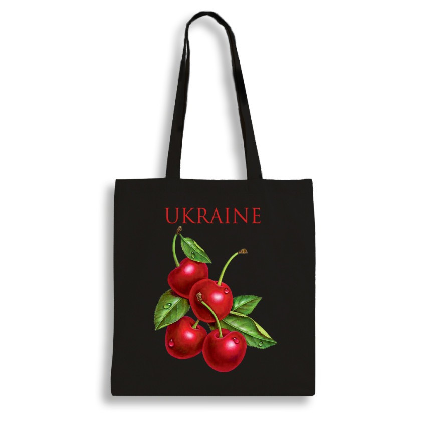 Екошопер BookOpt ВК4078 Ukraine Вишенька, Чорний