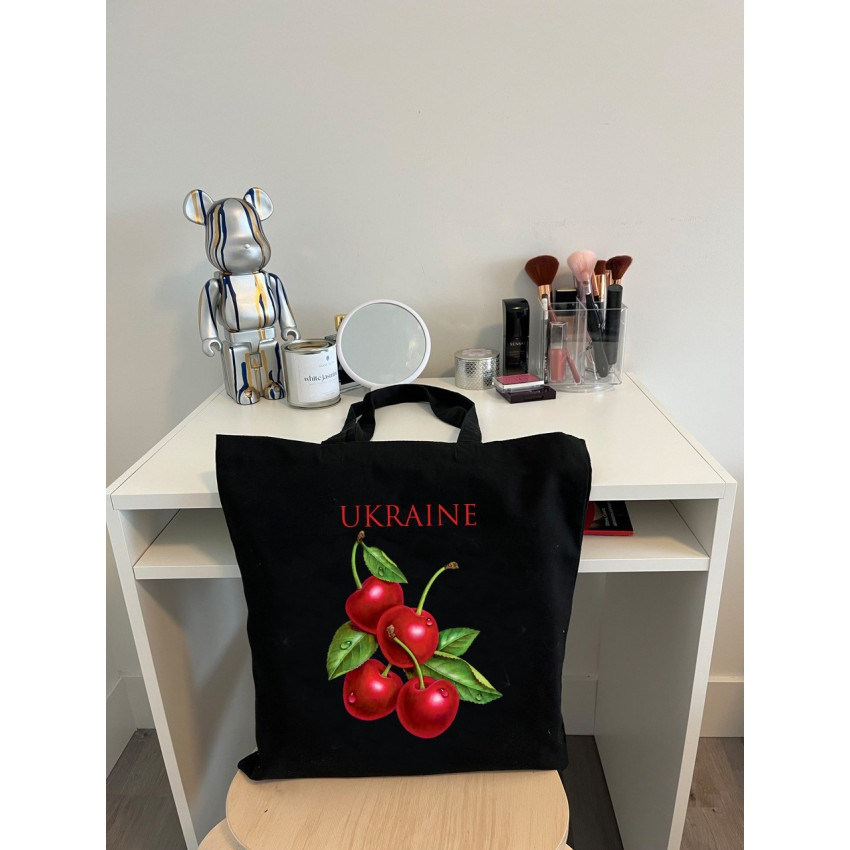 Екошопер BookOpt ВК4078 Ukraine Вишенька, Чорний