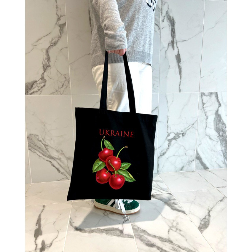 Екошопер BookOpt ВК4078 Ukraine Вишенька, Чорний