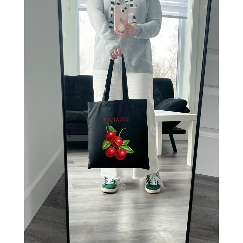Екошопер BookOpt ВК4078 Ukraine Вишенька, Чорний