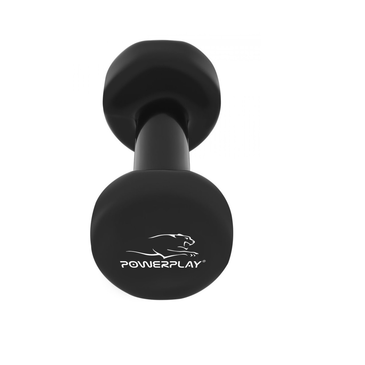Гантель вінілова PowerPlay 2 кг. PP_4121 Чорна (1шт.)