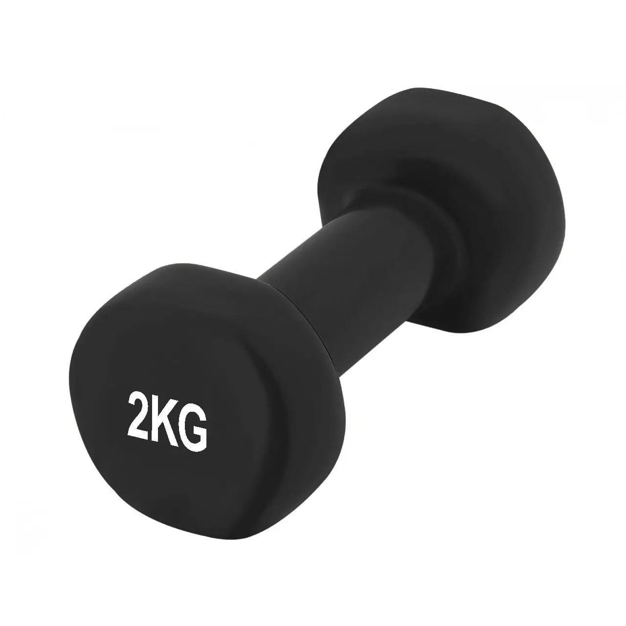 Гантелі вінілові PowerPlay 2 * 2 кг. PP_4121 Чорні (2шт. - пара)
