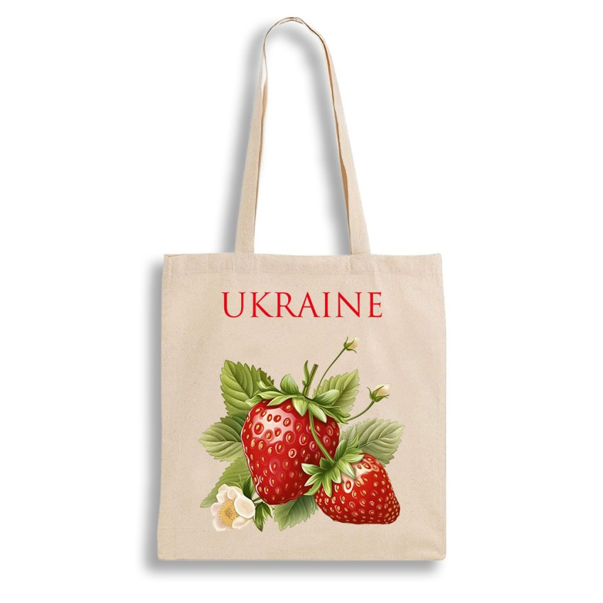 Екошопер BookOpt BK4086 Полуниця. Дивовижні ласощі, даровані природою бежевий