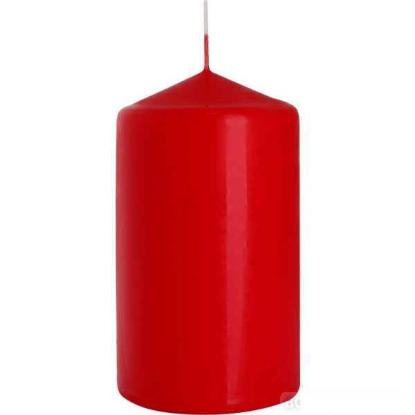 Свічка столова циліндр Bispol sw70/120-030 Червонй