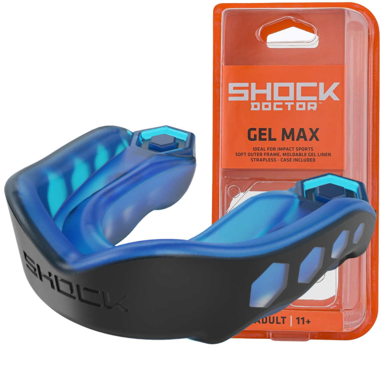 Капа Shock Doctor Gel Max дитяча (вік до 10) Black/Blue (art. 6100-BB-YTR)