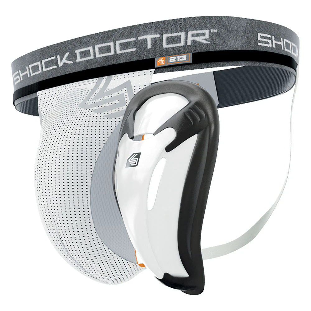 Захист паху Shock Doctor Supporter with Protective Cup - White, M