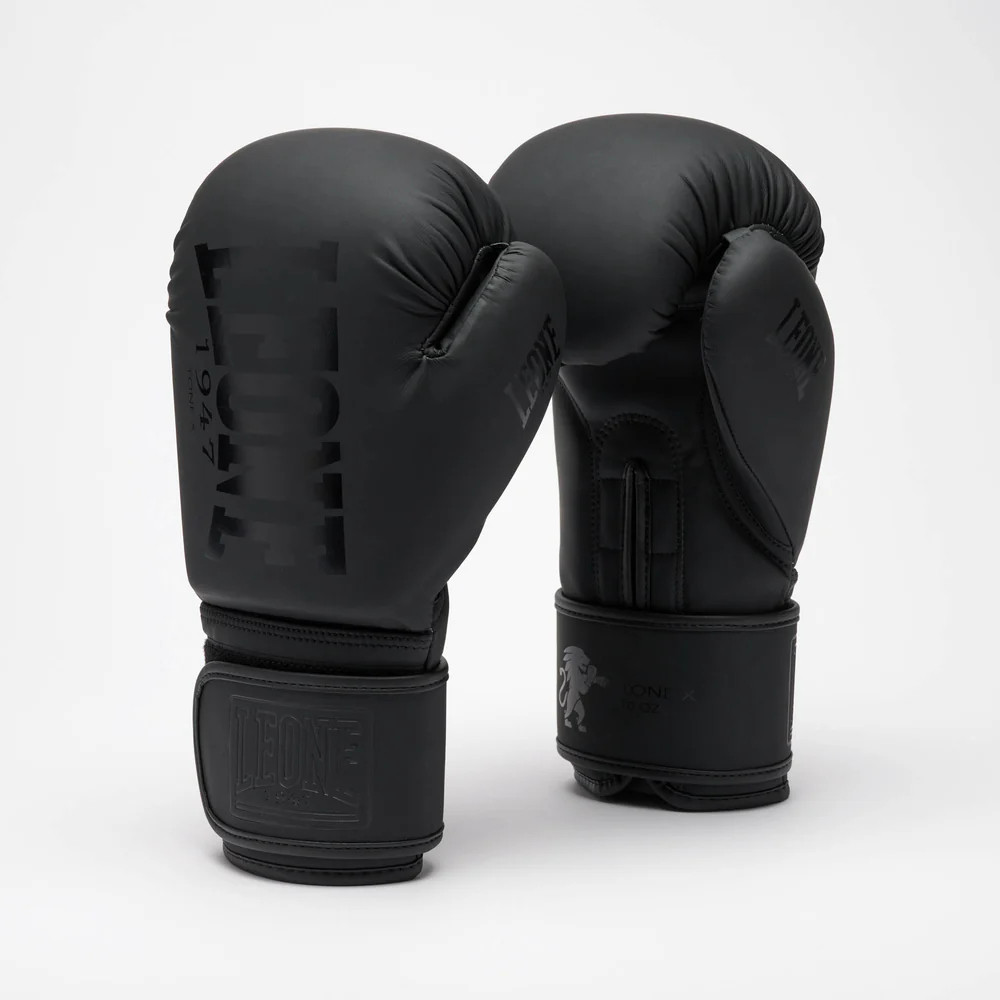 Боксерські рукавиці Leone GN058 TONE X Black 10 унцій (капу в комплекті)