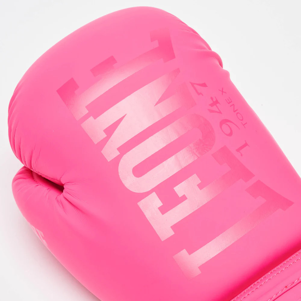 Боксерські рукавиці Leone GN058 TONE X Fuxia 10 унцій (капу в комплекті)