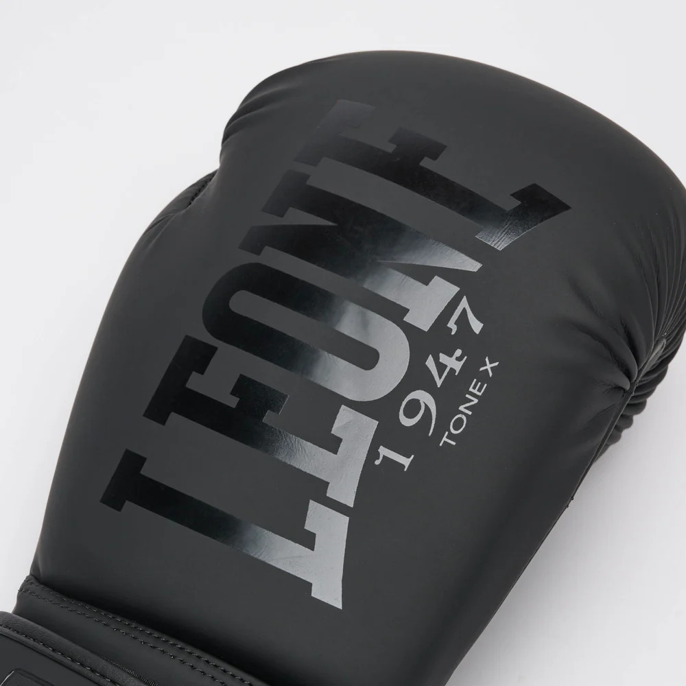 Боксерські рукавиці Leone GN058 TONE X Black 12 унцій (капу в комплекті)