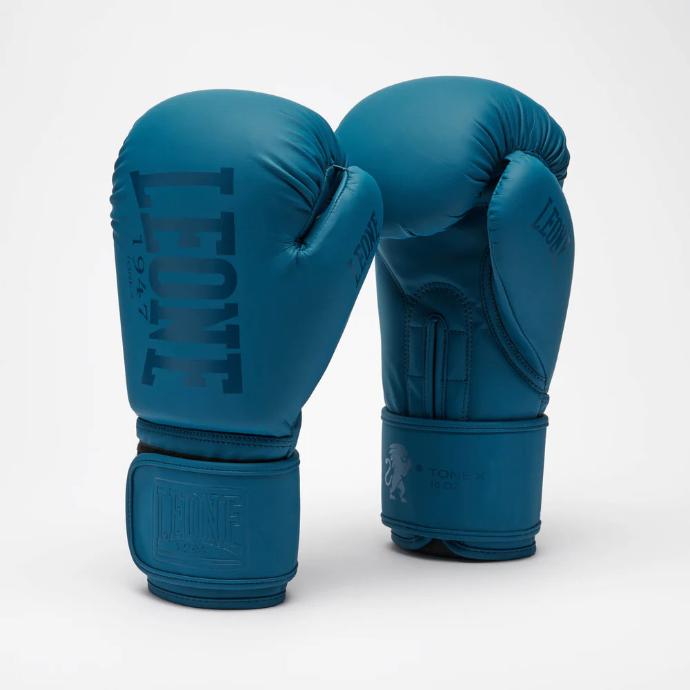Боксерські рукавиці Leone GN058 TONE X Teal 12 унцій (капу в комплекті)