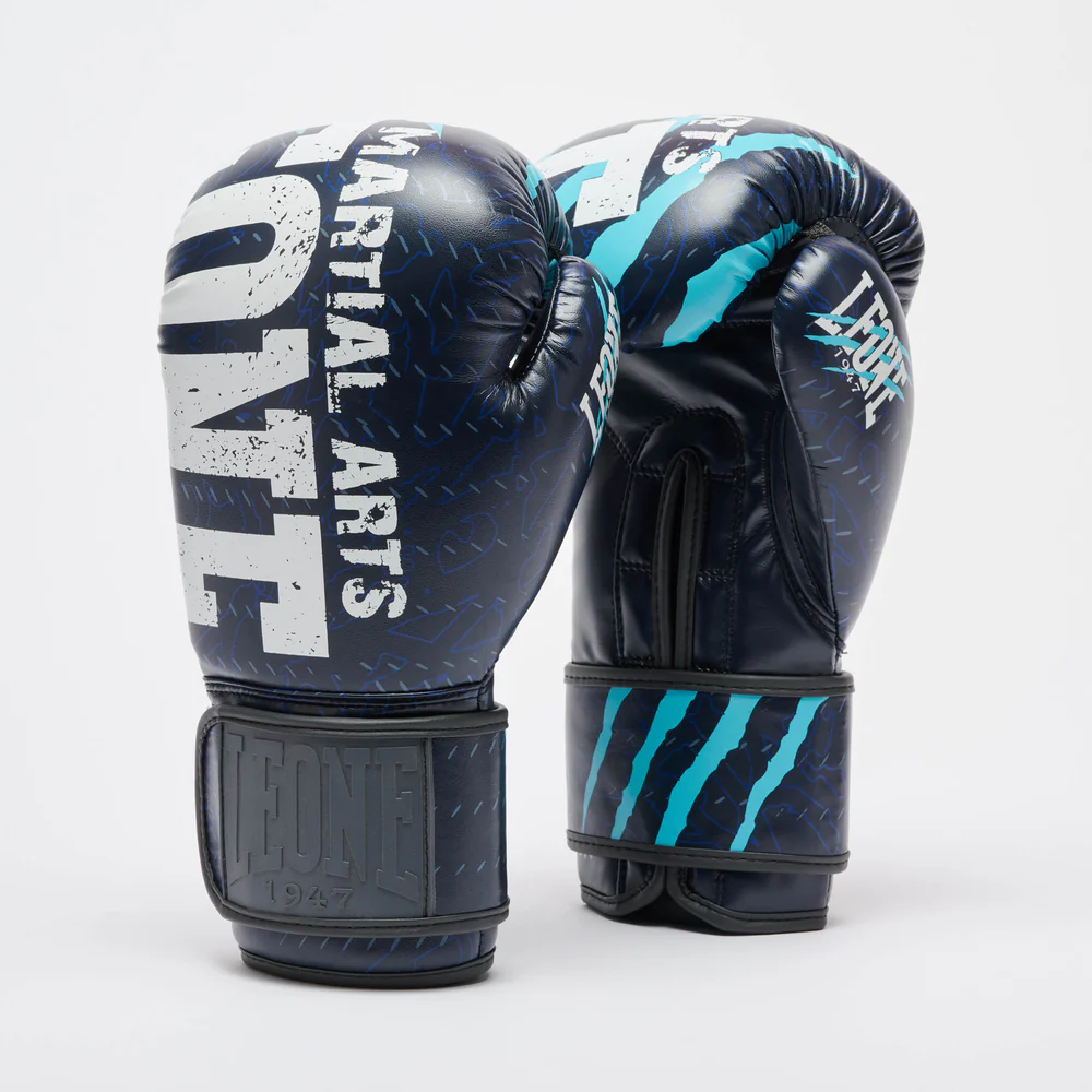 Боксерські рукавиці Leone GN004 PRIMAL INSTINCT Blue 16 унцій (капу в комплекті)