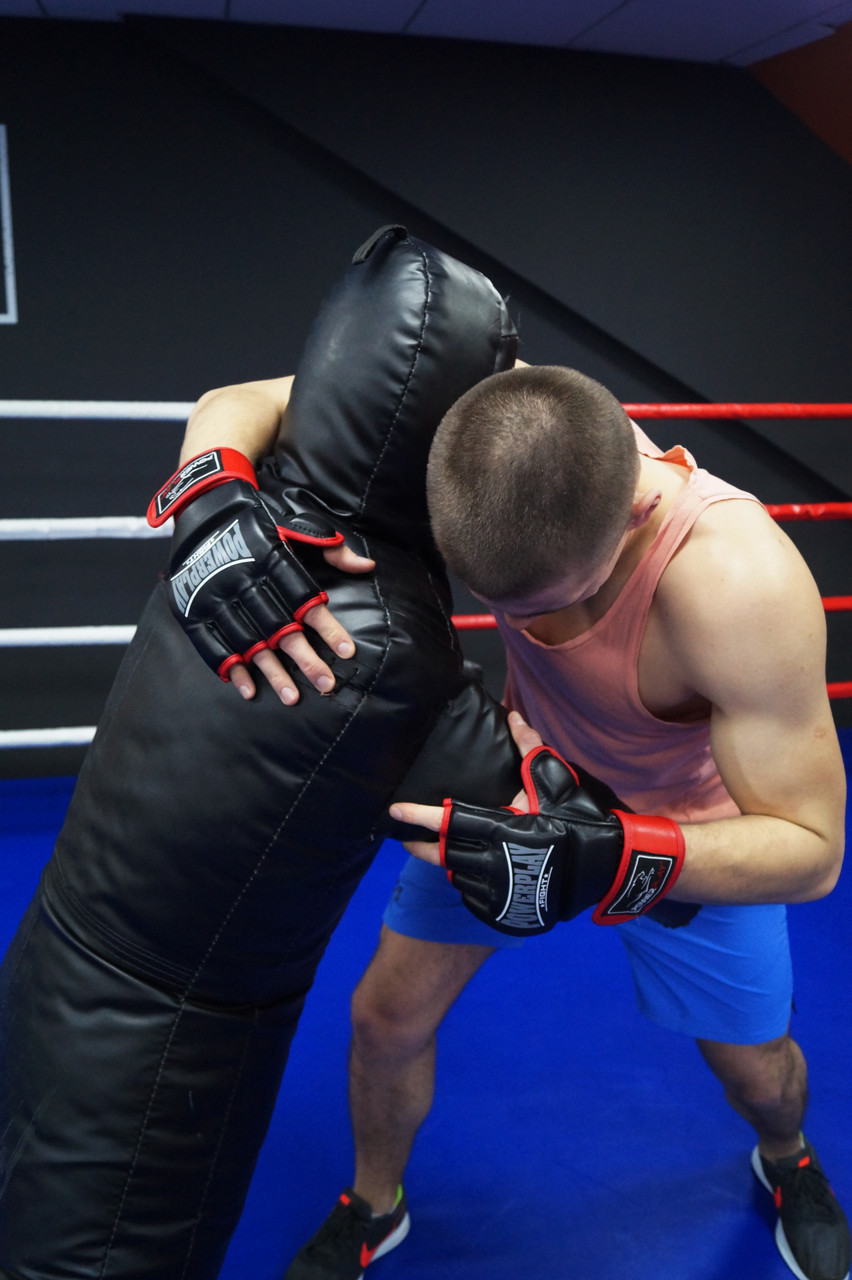 Рукавиці для MMA PowerPlay 3058 Чорно-Червоні M