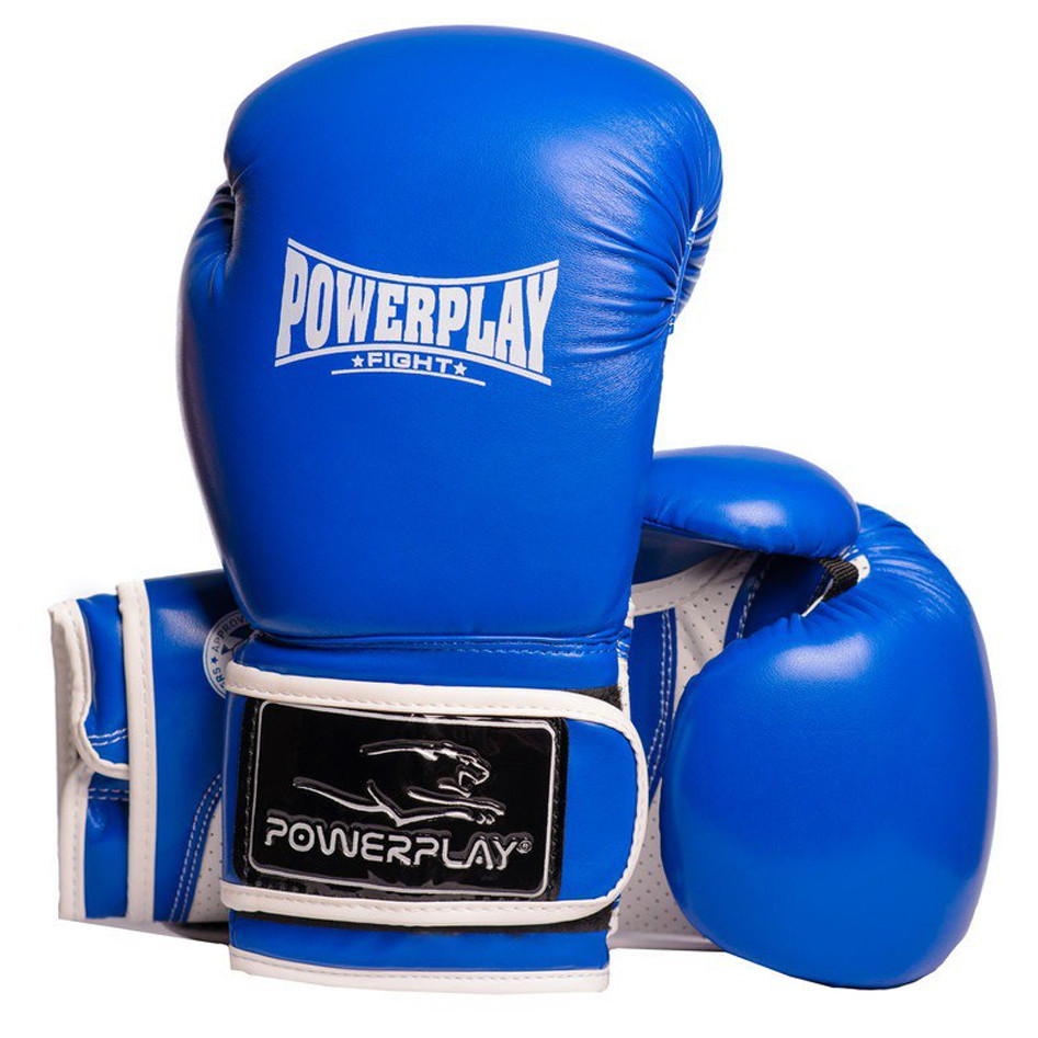 Боксерські рукавиці PowerPlay 3019 Challenger Сині 8 унцій
