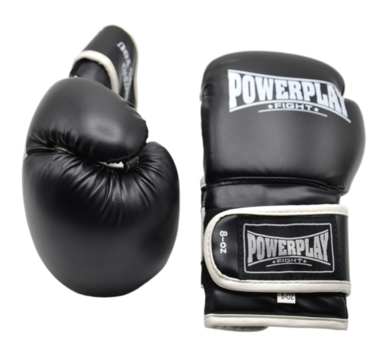 Боксерські рукавиці PowerPlay 3019 Challenger Чорні 16 унцій