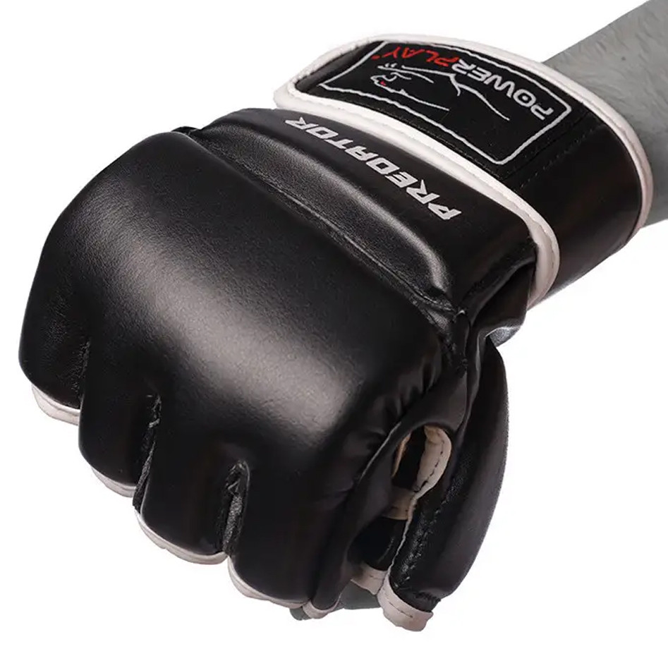 Рукавиці для MMA PowerPlay 3056 Чорні M