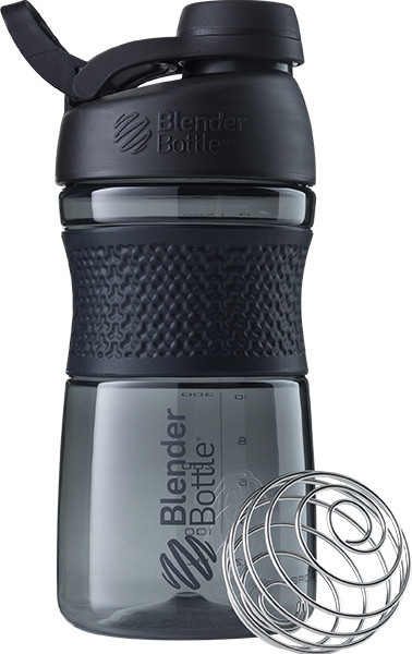 Шейкер спортивний (пляшка) BlenderBottle SportMixer Twist 20oz/590ml Black (Original)