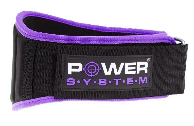 Пояс для важкої атлетики Power System PS-3210 Woman’s Power неопреновий Purple XS