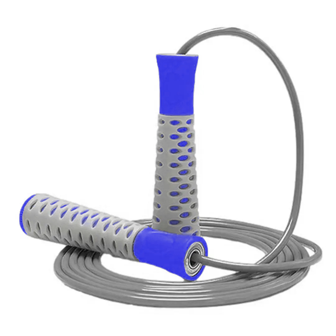 Скакалка PowerPlay 4206 Jump Rope PRO+ Сіро/Синя (2,75m.)