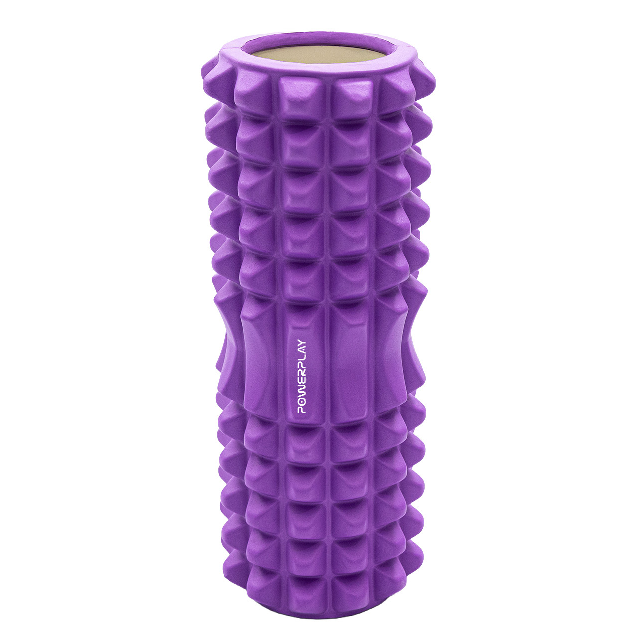 Масажний ролик (роллер) PowerPlay 4405 EVA Massage Roller Фіолетові (33x12см.)