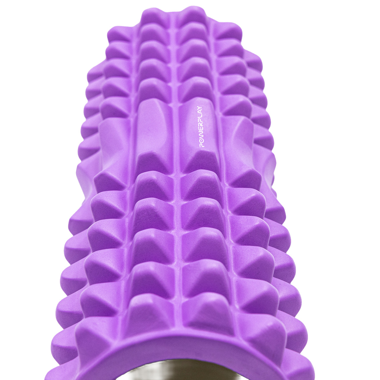 Масажний ролик (роллер) PowerPlay 4405 EVA Massage Roller Фіолетові (33x12см.)