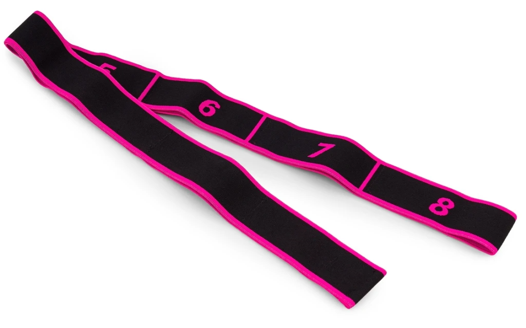 Еспандер з петлями для розтяжки PowerPlay PP_4311 Fitness Band Рожева (88*4см.)