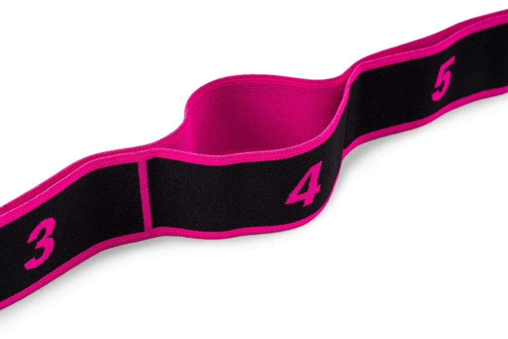 Еспандер з петлями для розтяжки PowerPlay PP_4311 Fitness Band Рожева (88*4см.)