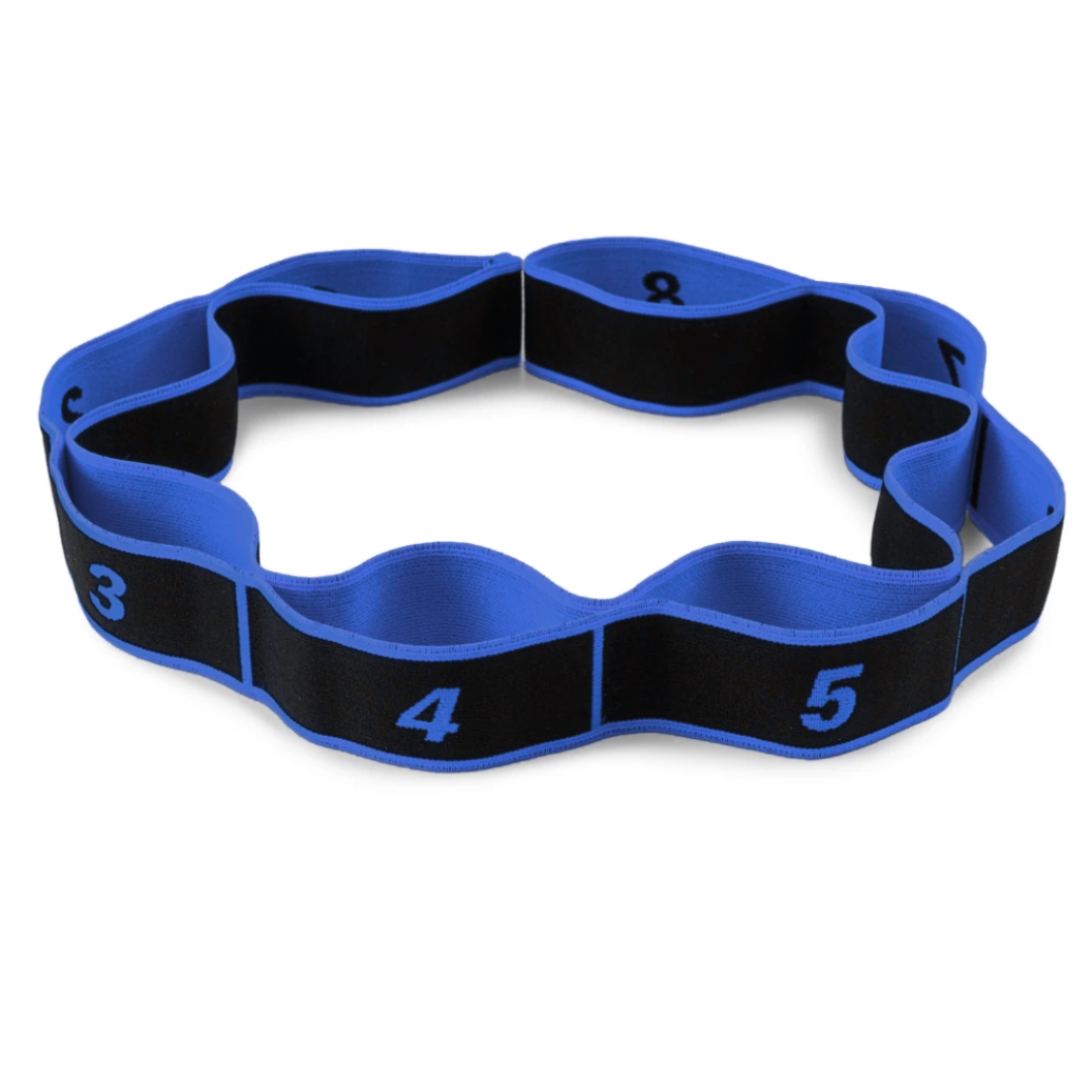 Еспандер з петлями для розтяжки PowerPlay PP_4311 Fitness Band Синя (88*4см.)