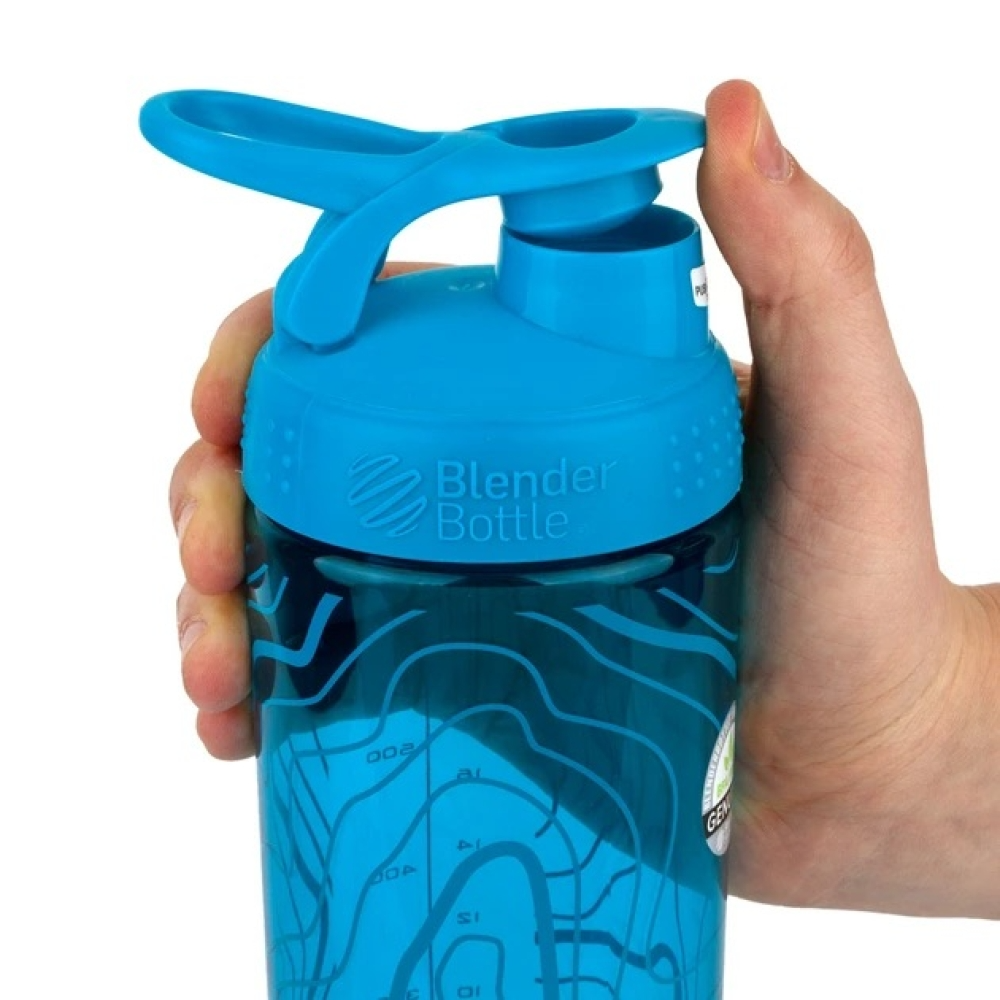 Шейкер BlenderBottle SportMixer Signature Sleek 28oz/820ml Aqua Topt Flow