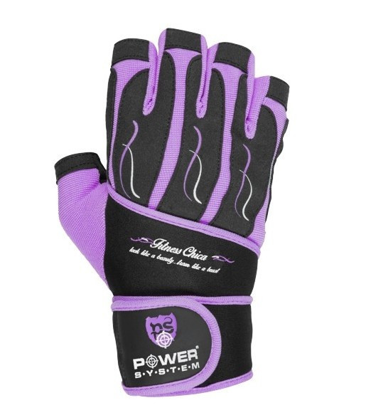Рукавички для фітнесу Power System PS-2710 Fitness Chica жіночі Purple S