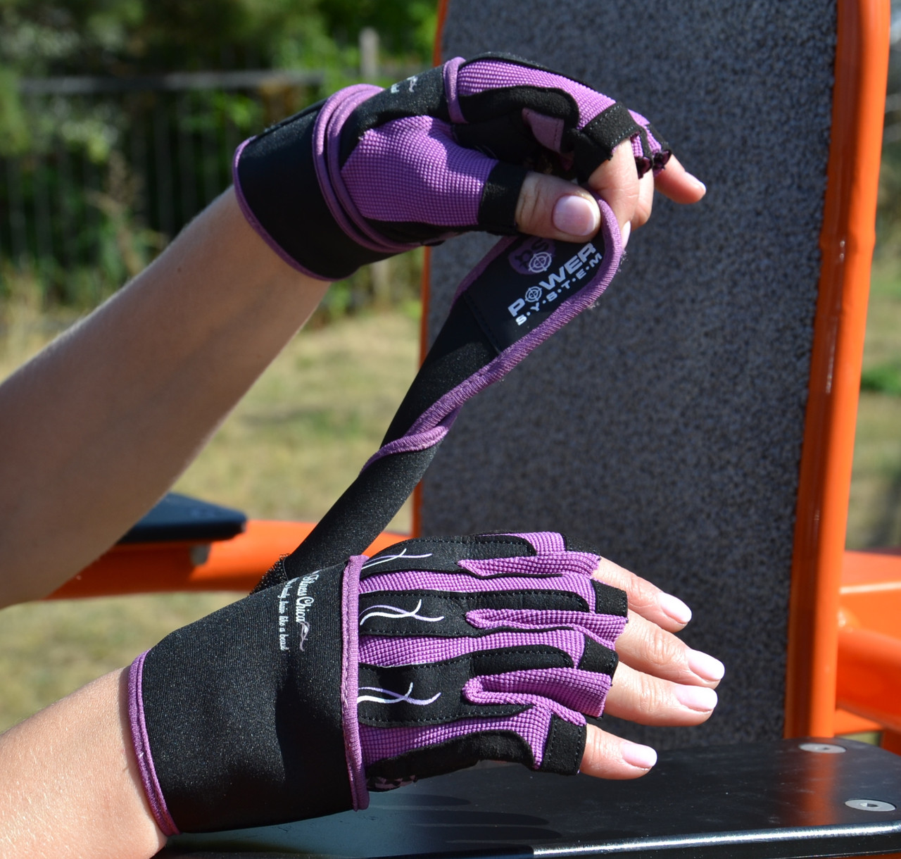 Рукавички для фітнесу Power System PS-2710 Fitness Chica жіночі Purple S