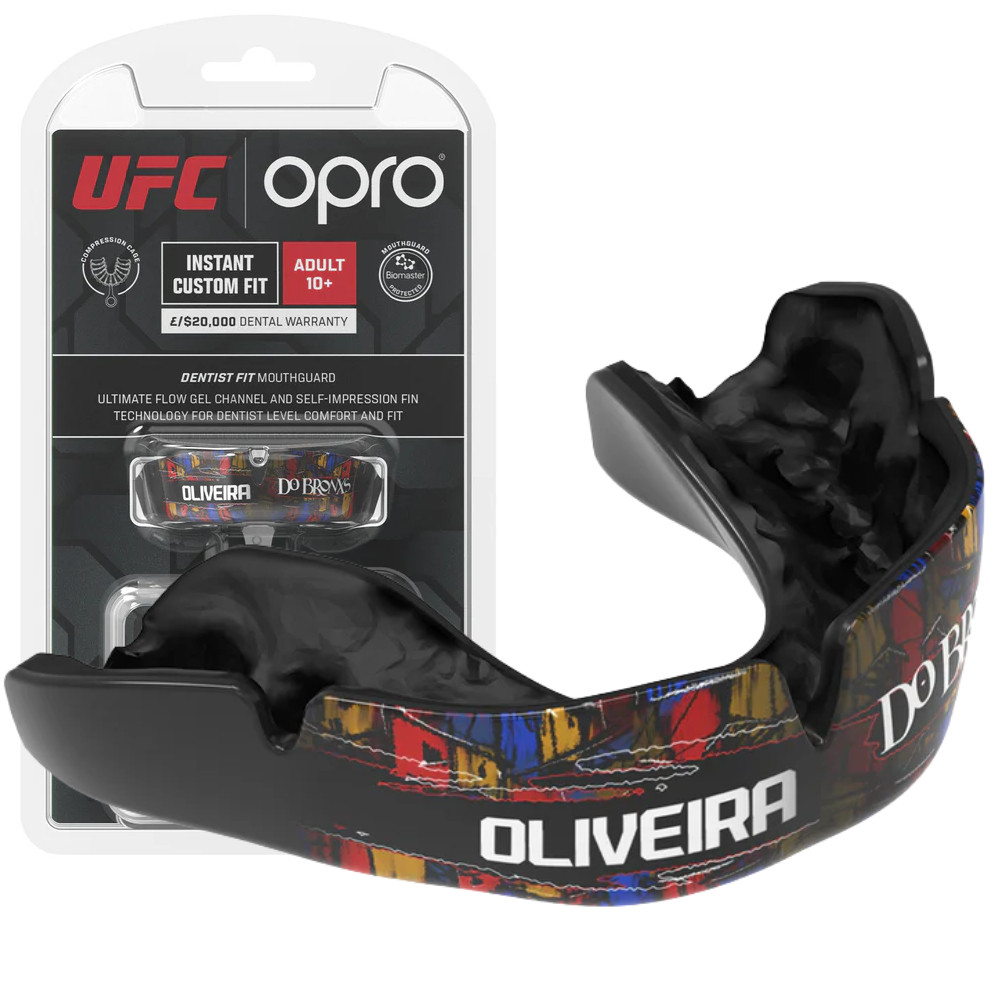 Капа OPRO UFC Fighter Collection Oliveira доросла (вік 11+) Blackl (art.102529009)