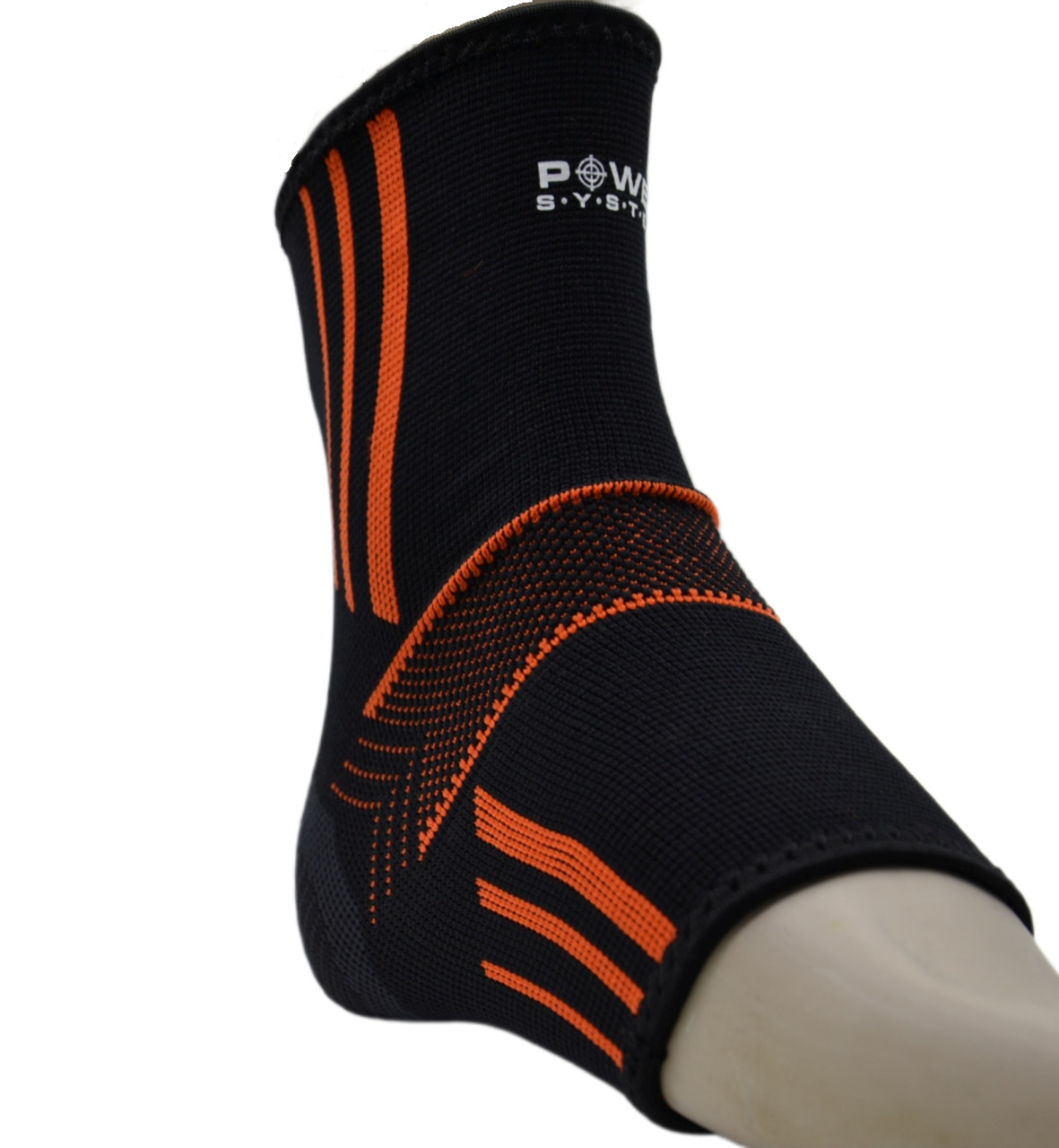 Бандажі на гомілкостоп Power System PS-6022 Ankle Support Evo Black/Orange (2шт.) XL