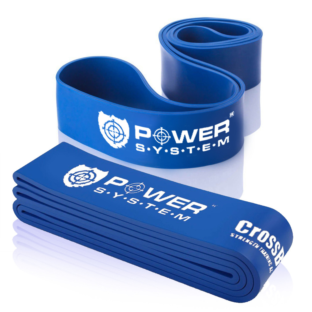 Еспандер-петля (гумка для фітнесу і кроссфіту) Power System PS-4054 CrossFit Level 4 Blue (опір 22-50 кг)