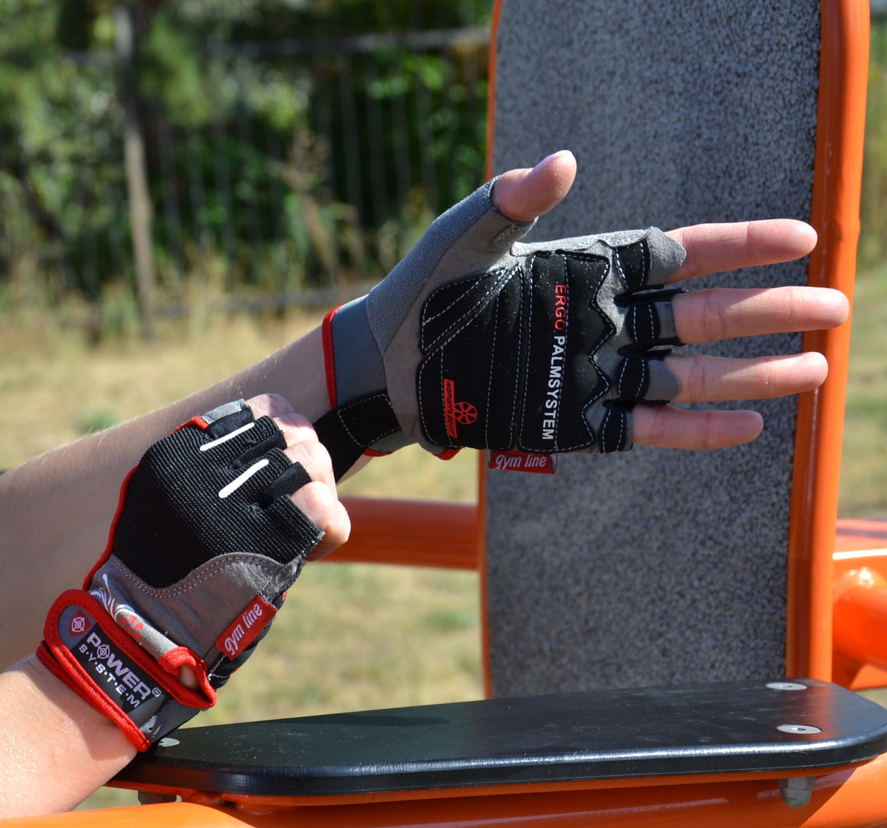 Рукавички для фітнесу Power System PS-2570 Woman’s Power жіночі Black/Red S