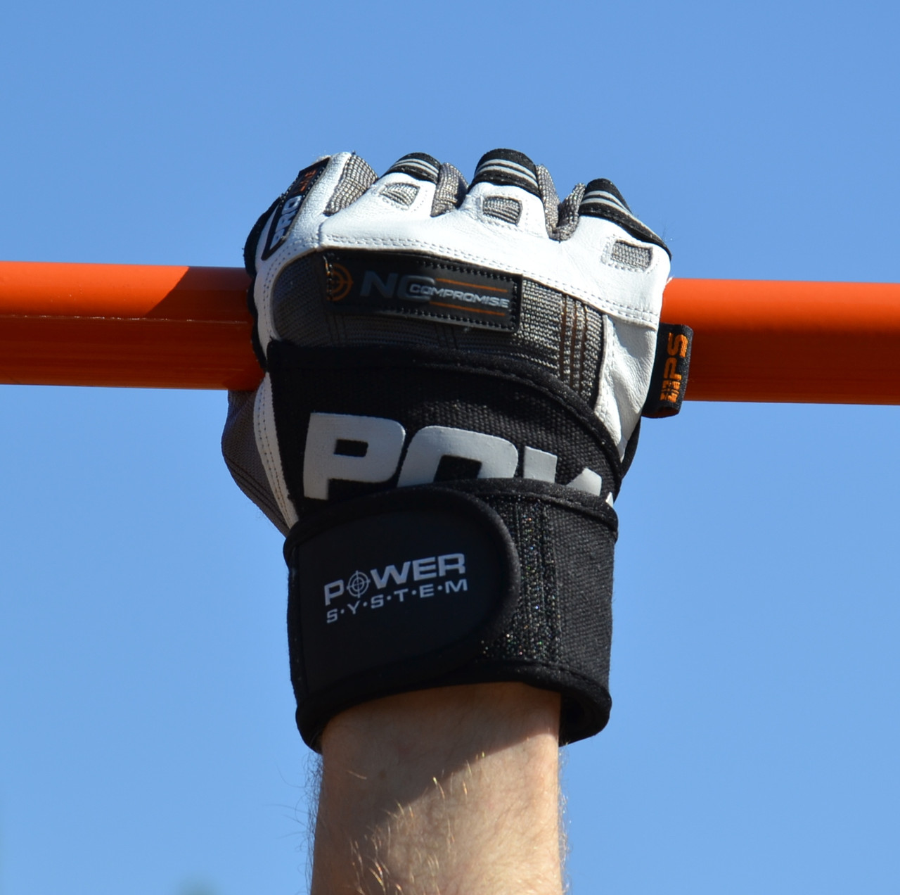 Рукавички для фітнесу Power System PS-2700 No Compromise Grey/White XL