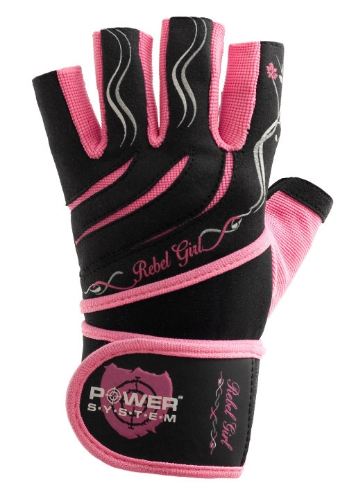 Рукавички для фітнесу Power System PS-2720 Rebel Girl жіночі Pink XS