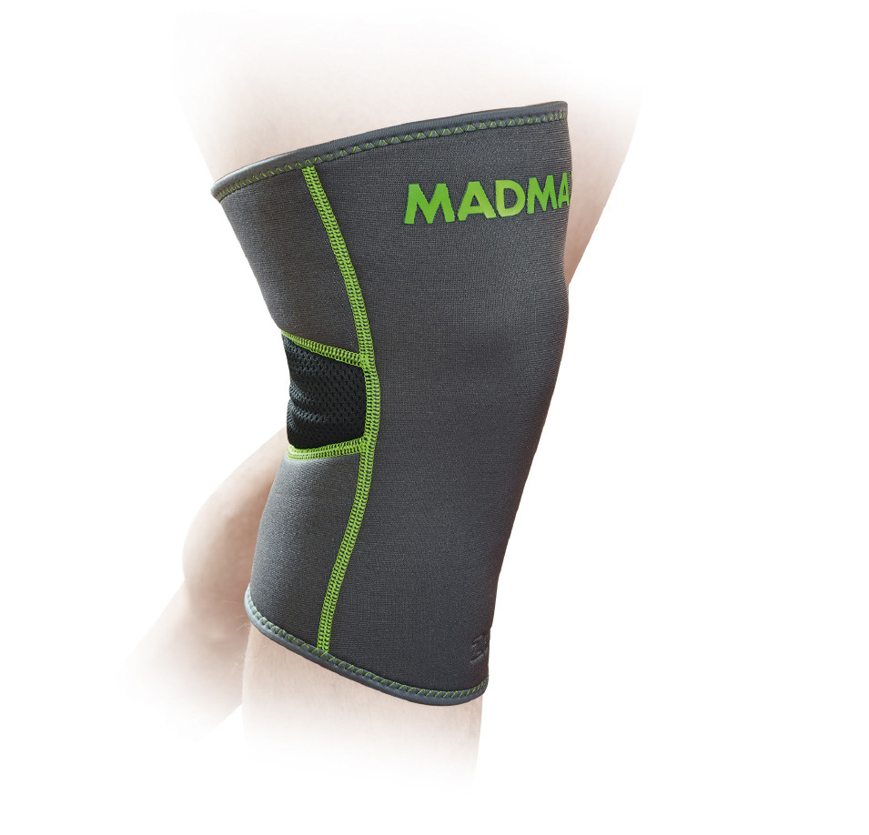 Наколінник MadMax MFA-294 Zahoprene Knee Support Dark Grey/Green XXL