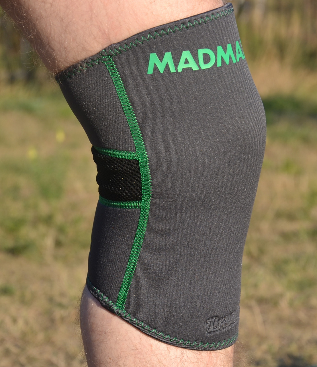 Наколінник MadMax MFA-294 Zahoprene Knee Support Dark Grey/Green XXL