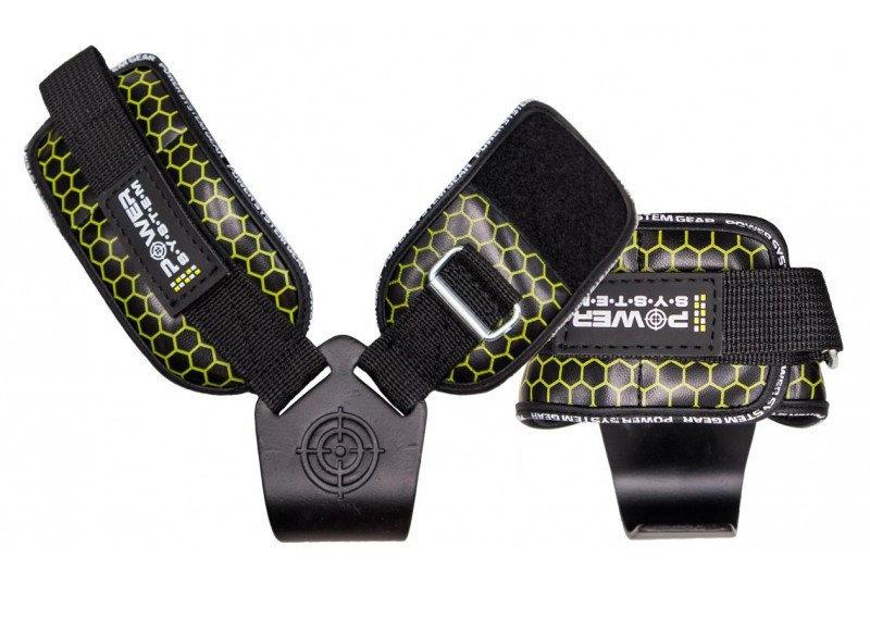 Гаки для тяги на зап'ястя Power System PS-3360 Hooks V2 Black/Yellow L