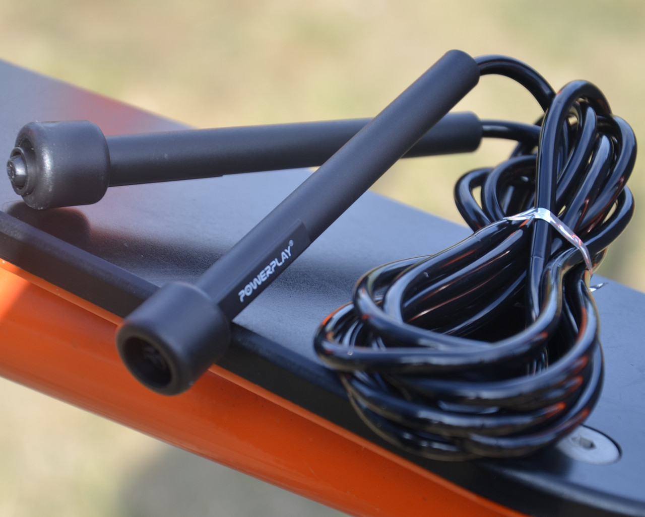 Скакалка PowerPlay 4201 Basic Jump Rope Чорна (2,8m.)