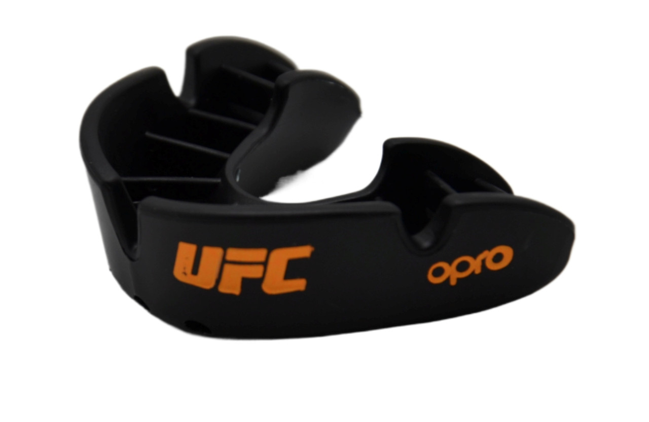 Капа боксерська OPRO Junior Bronze UFC Hologram Black (art.002264001)