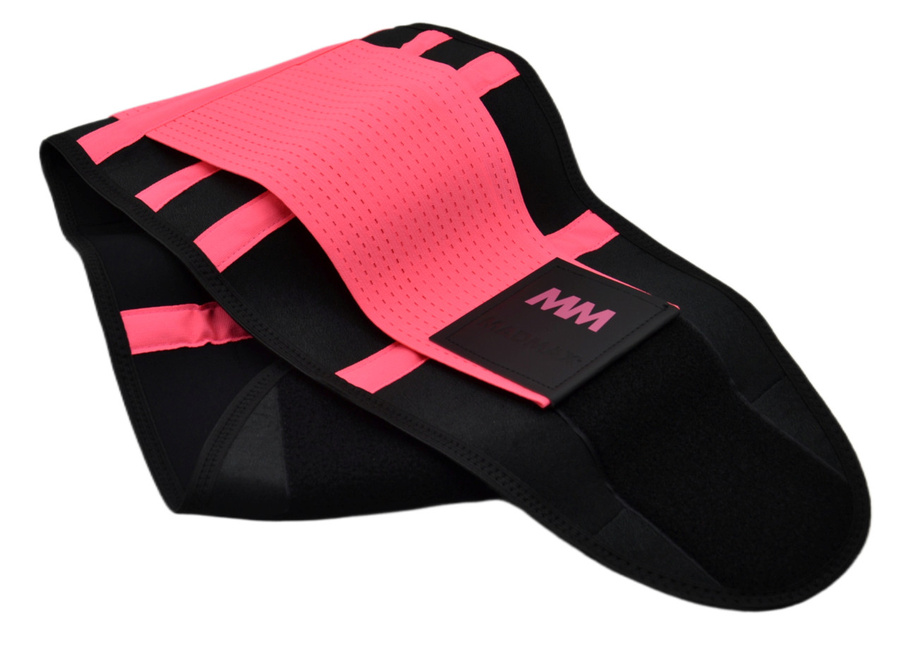 Пояс компресійний MadMax MFA-277 Slimming belt Black/neon pink S