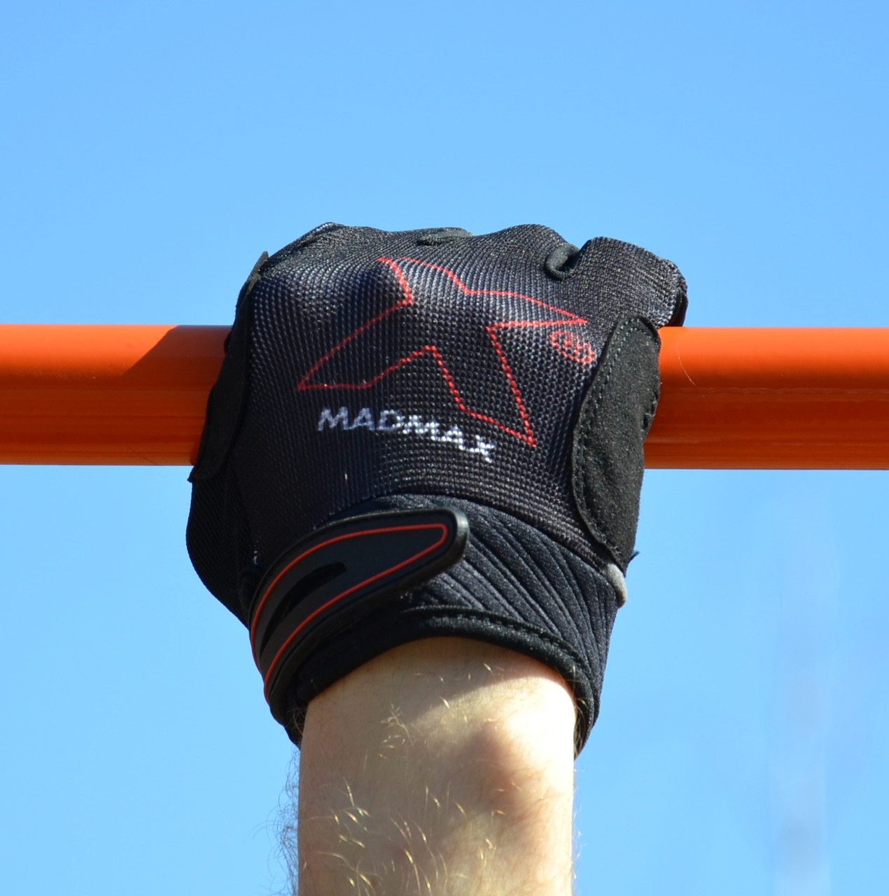 Рукавички для фітнесу MadMax MXG-103 X Gloves Black/Grey XL