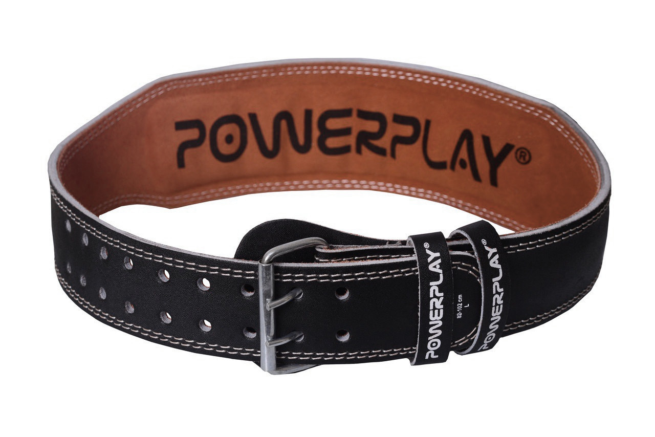 Пояс для важкої атлетики PowerPlay 5085 чорно-коричневий XL