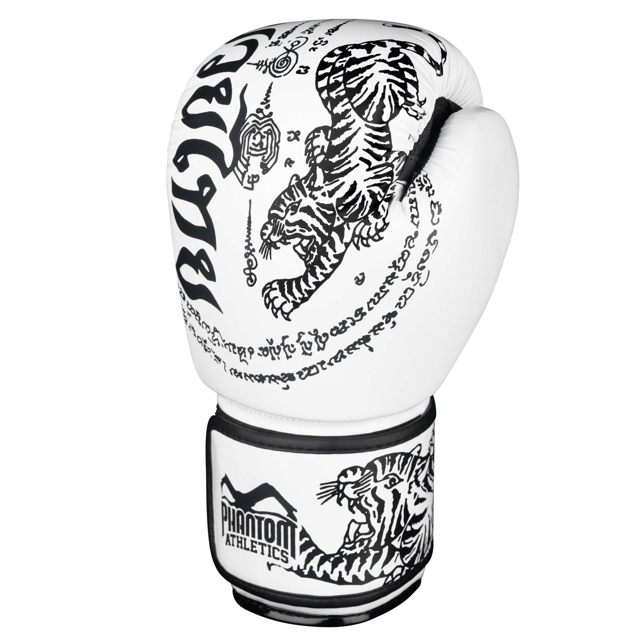 Боксерські рукавиці Phantom Muay Thai White 12 унцій (капа в подарунок)