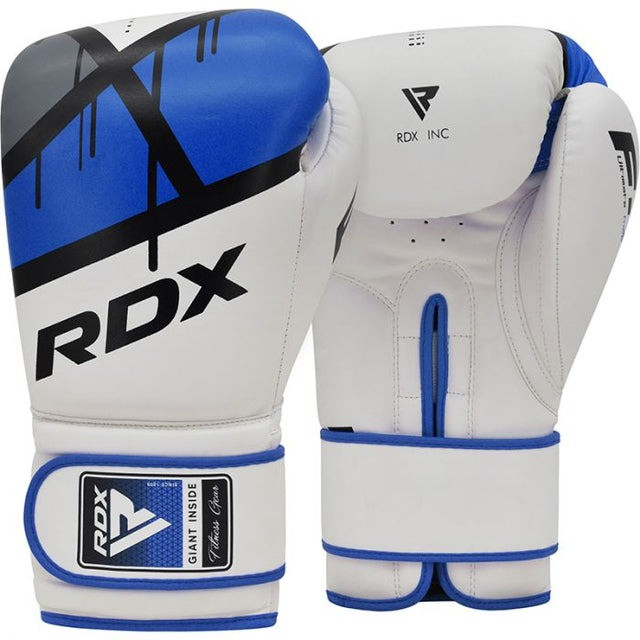 Боксерські рукавиці RDX F7 Ego Blue 14 унцій