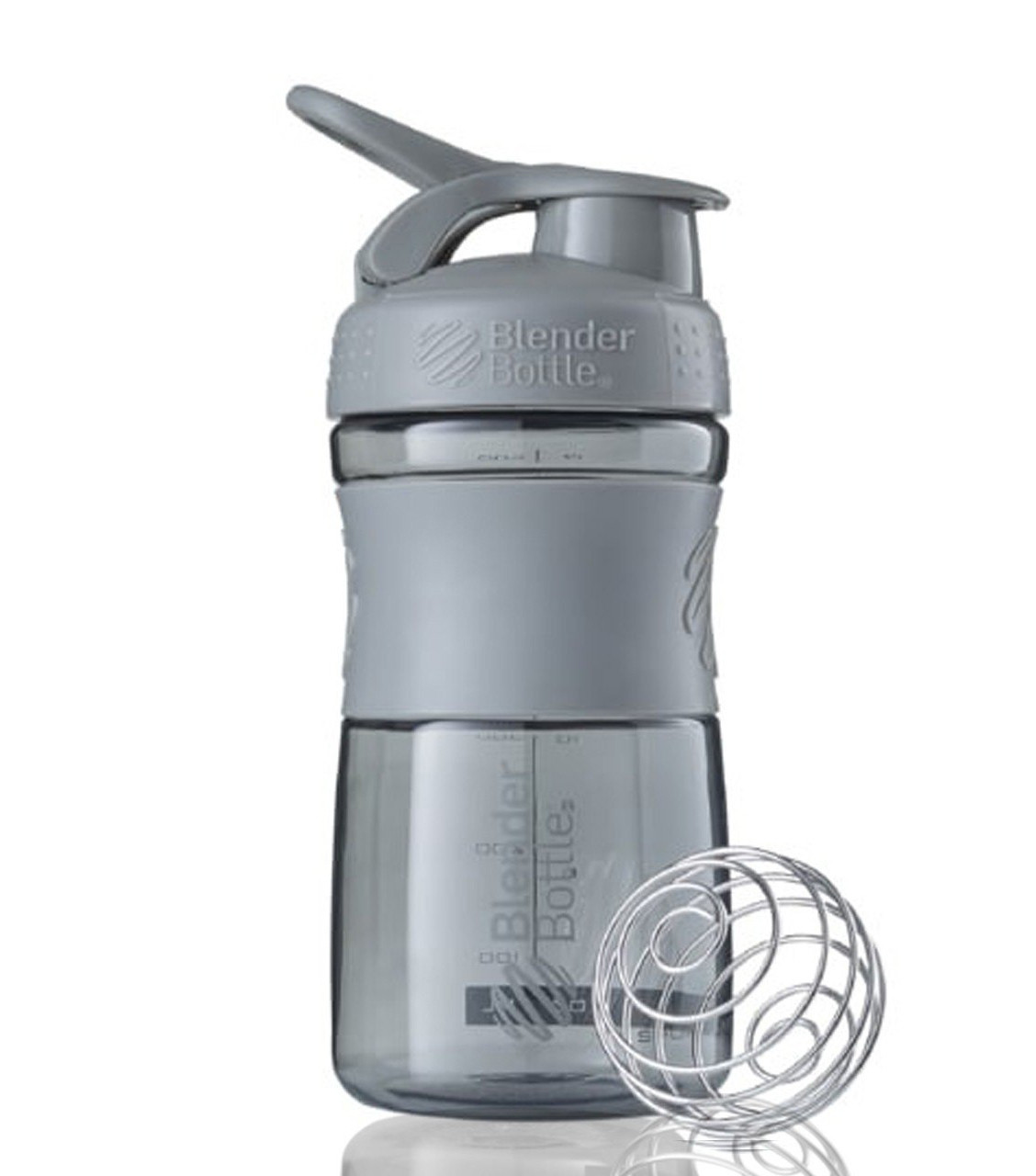 Шейкер спортивний (пляшка) BlenderBottle SportMixer Flip 20oz/590ml Grey