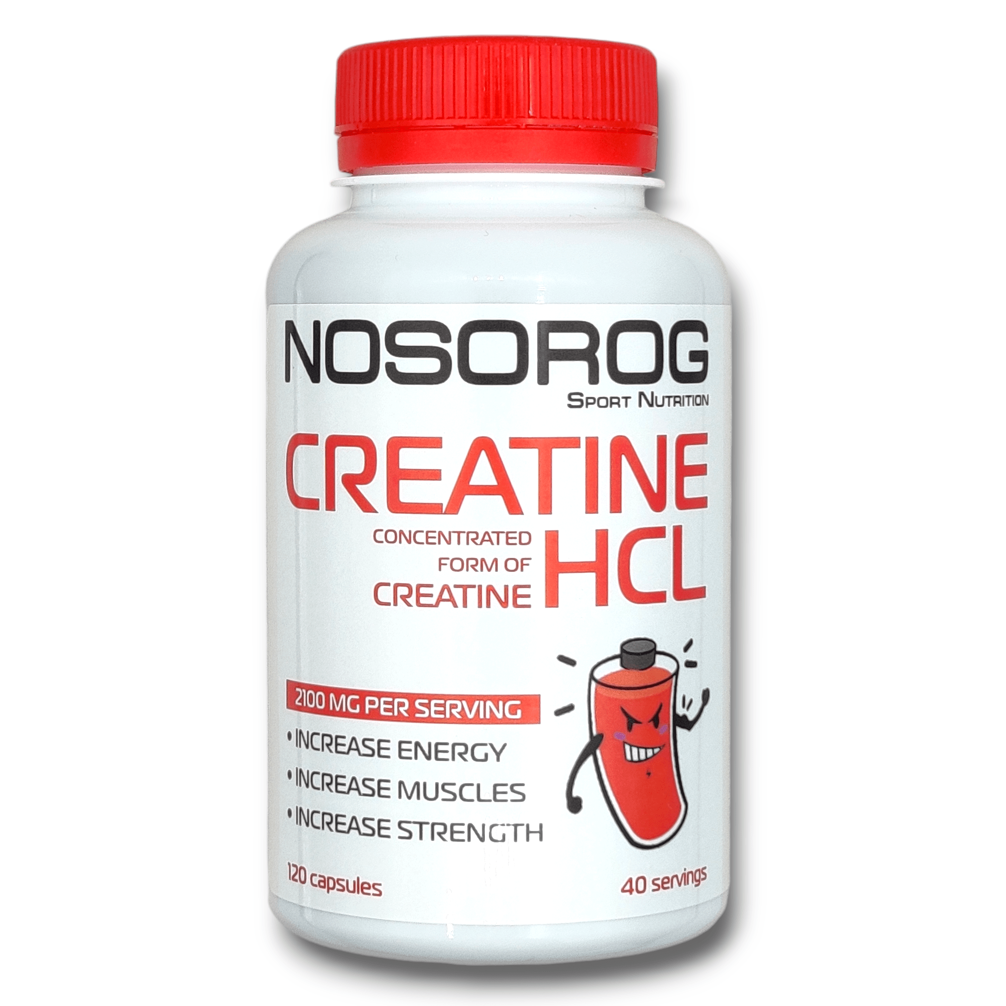Nosorog Creatine HCl, 120 капс