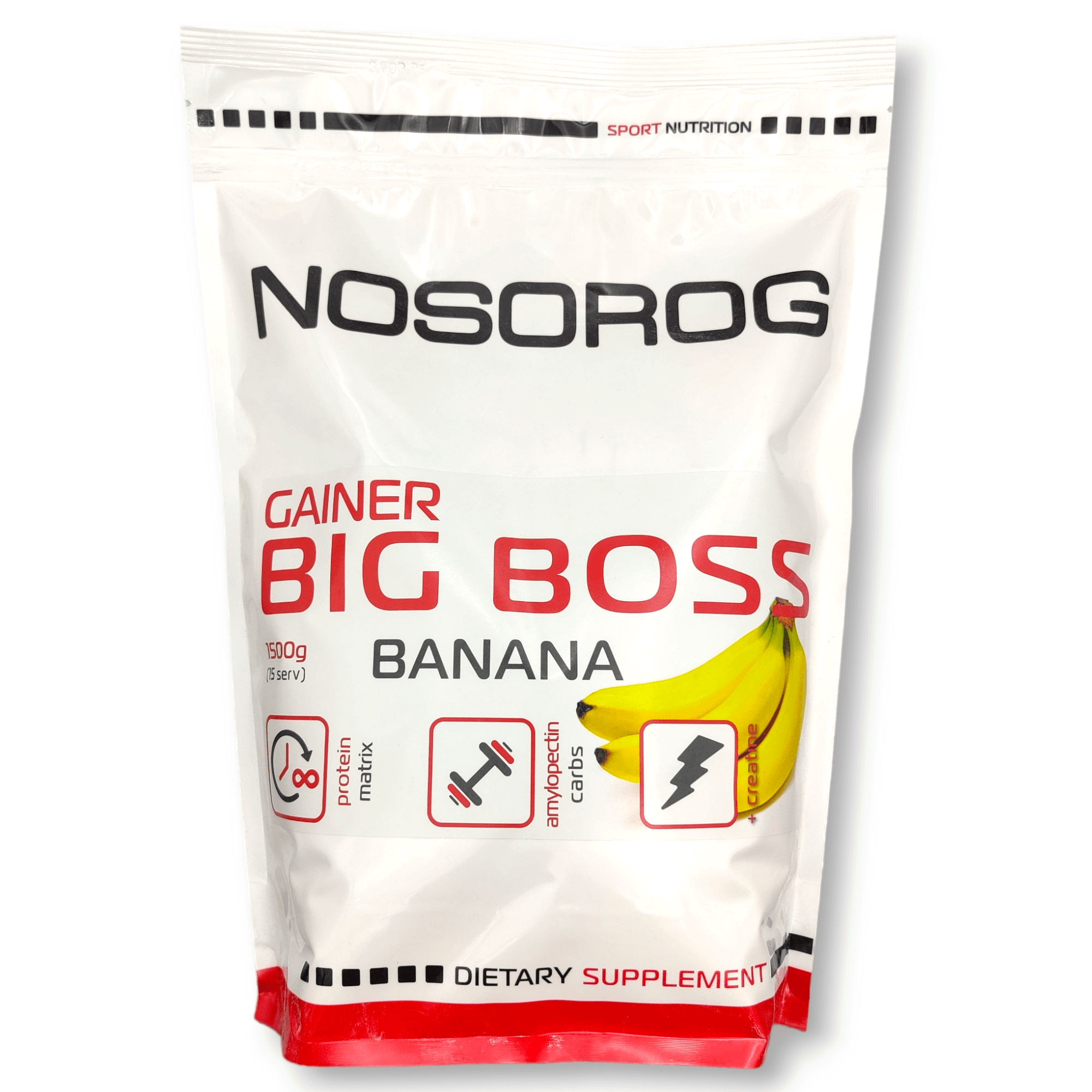 Nosorog Big Boss Gainer банановий, 1500 гр