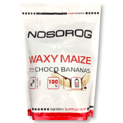 Вуглеводи Nosorog Waxy Maize шоко-банановий, 1500 гр